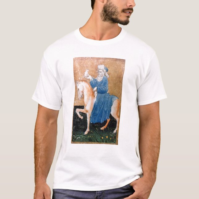 T-shirt Cenas de hawking courtly (Frente)
