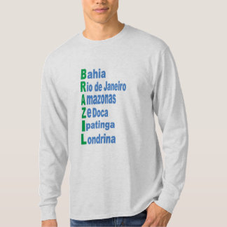 T-shirt cendre homme TOURISME BRAZIL