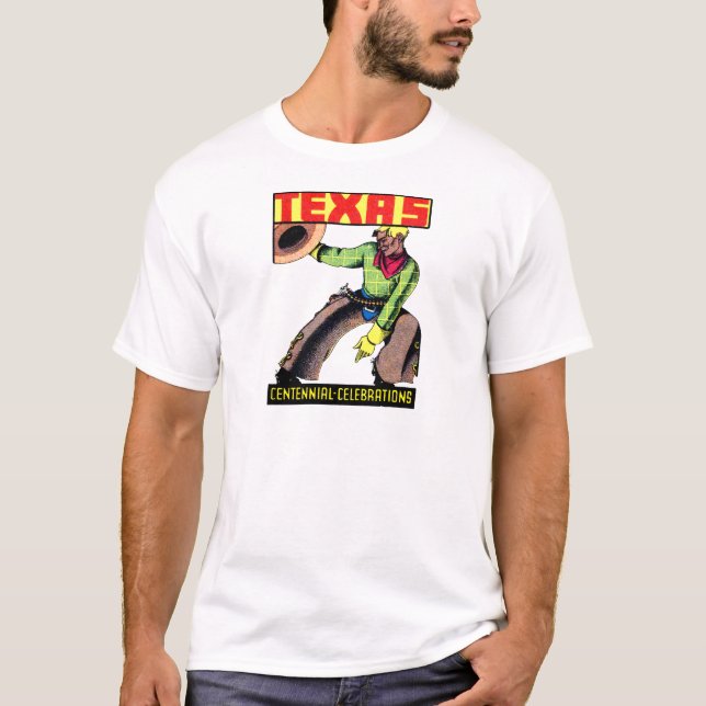 T-shirt Centenal do Texas 1936 (Frente)