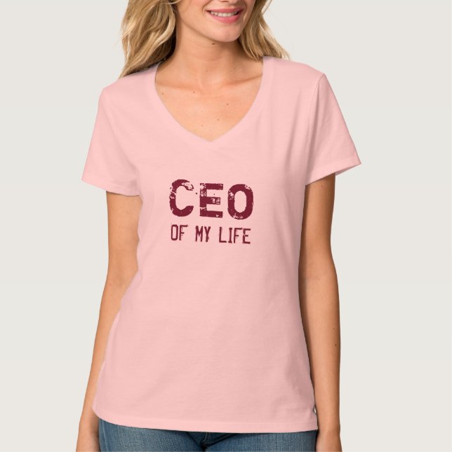 T-shirt CEO de MINHA ameixa da VIDA (Frente)