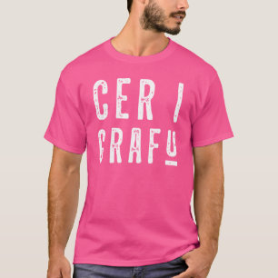 T-shirt Cer I Grafu, Engraçado Galês