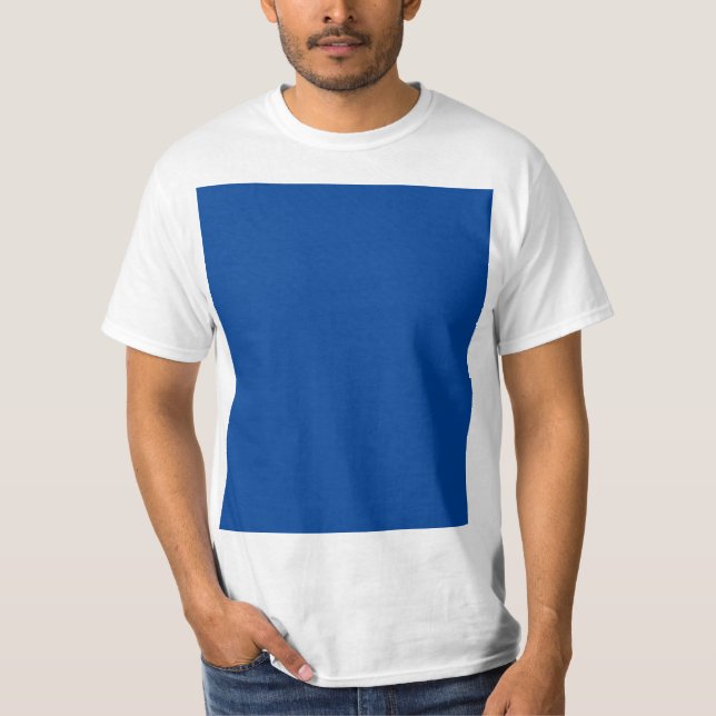 T-Shirt Cerami personalizado de cor sólida simples (Frente)