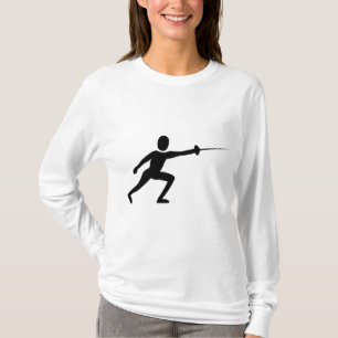 T-shirt Cercando a figura - preto