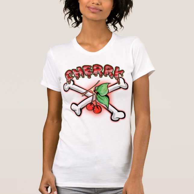 T-shirt Cereja & Crossbones (Frente)