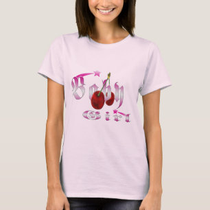 T-shirt Cereja do bebé