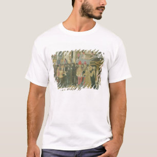 T-shirt Cerimônia de casamento pintada no painel de casset