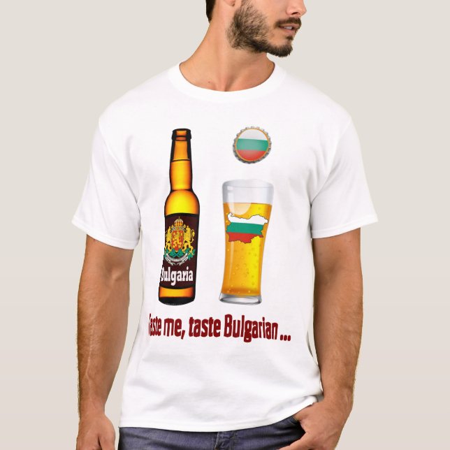 T-shirt Cerveja búlgara (Frente)