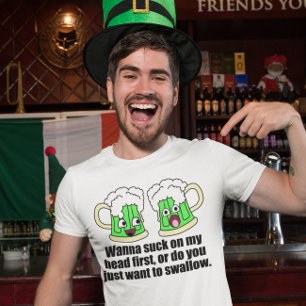 T-shirt Cerveja com cabeça