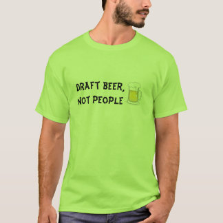 T-shirt Cerveja de esboço, não pessoas