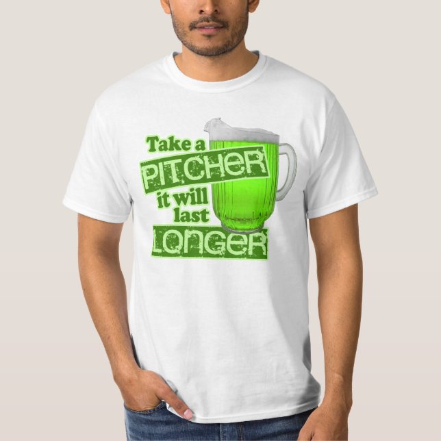 T-shirt Cerveja do verde do dia de St Patrick engraçado (Frente)