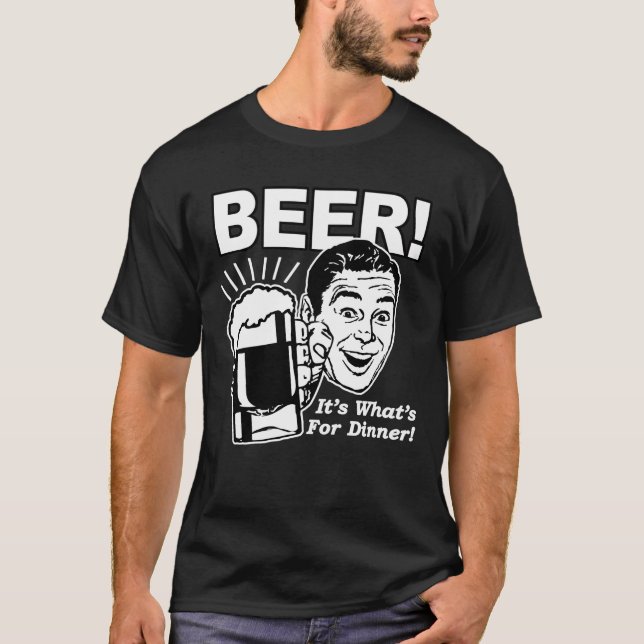 T-shirt Cerveja é o que é para o comensal (Frente)