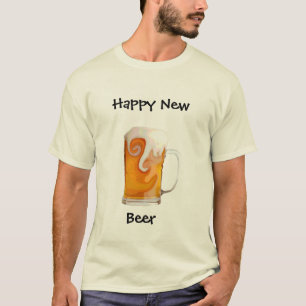 T-shirt Cerveja nova feliz