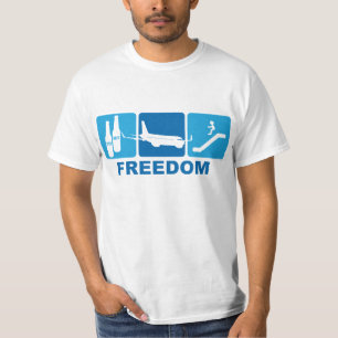 T-shirt Cerveja + Plano + Corrediça = liberdade