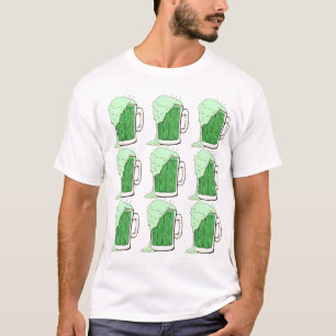T-shirt Cervejas Verdes Aqui para Cerveja