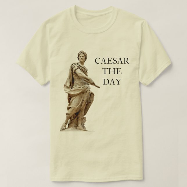 T-shirt César o Dia (Frente do Design)