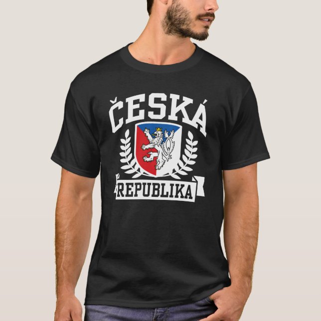 T-shirt Ceska Republika (Frente)