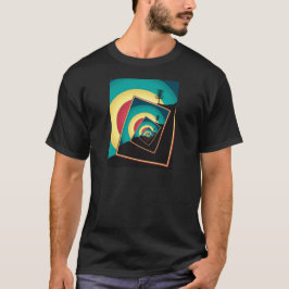 T-shirt Cestos de Golf de Disco Girando 2