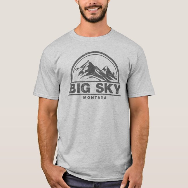 T-shirt Céu grande Montana (Frente)