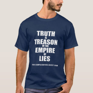 T-shirt CFL - A verdade é traição no império das menti