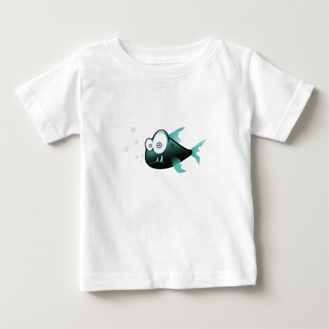 T-shirt Chá De Peixe Fofo (Frente)