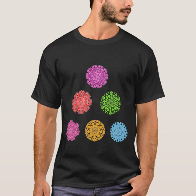 T-Shirt Chakra pyramide remastered (Frente)