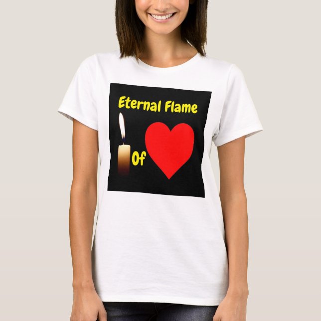 T-Shirt Chama Eternal De Amor (Frente)