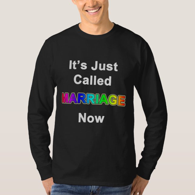 T-shirt Chama-se Casamento agora (Frente)