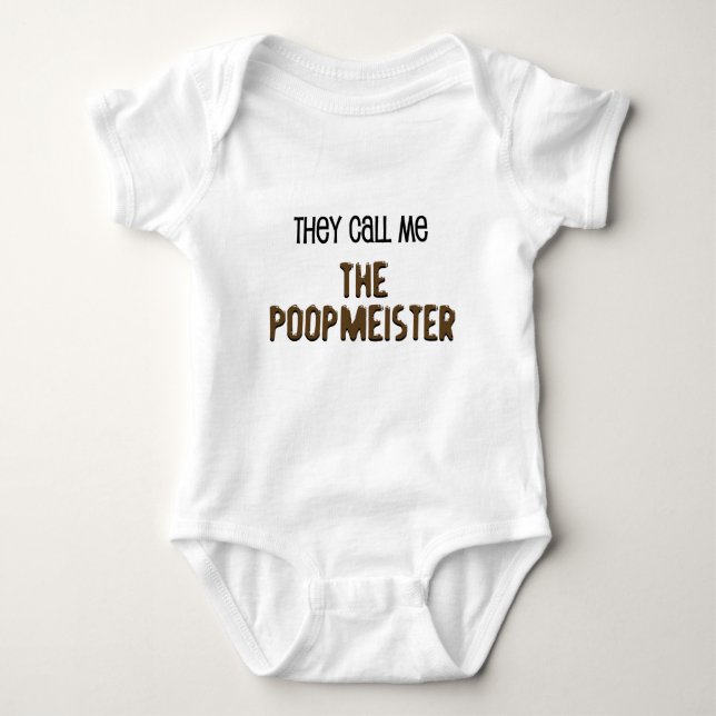T-shirt Chamam-me o Poopmeister (Frente)