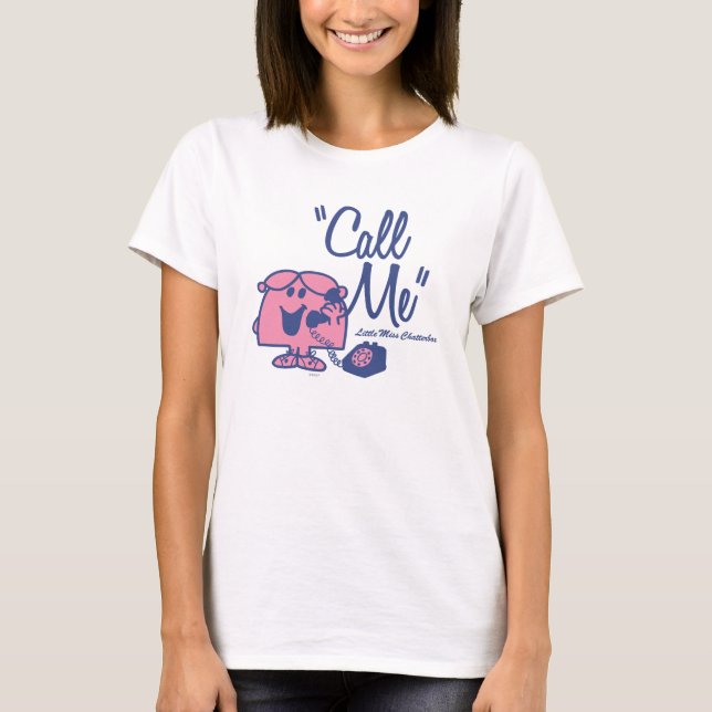 T-shirt Chamando Little Miss Chatterbox (Frente)