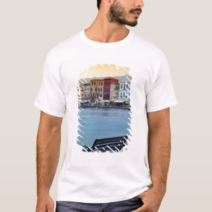 T-shirt Chania ao anoitecer, Chania, Creta, Grécia