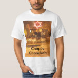 T-shirt Chanukah Chappy<br><div class="desc">Esqueça luzes de Natal.  A estrela de David é a maneira nova de ir.</div>