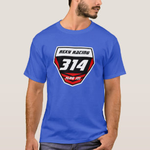 T-shirt Chapa de matrícula conhecida feita sob encomenda: