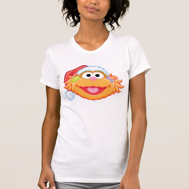 T-shirt Chapéu de Papai Noel Zoe (Frente)