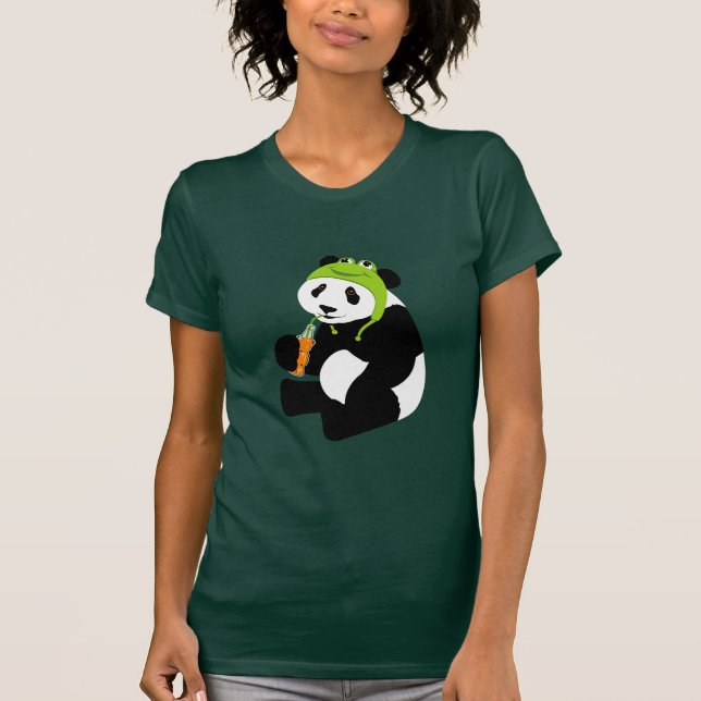 T-shirt Chapéu do sapo da panda (Frente)