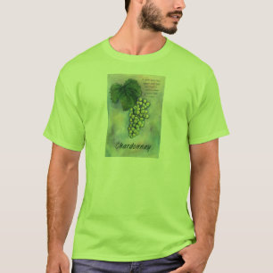 T-shirt Chardonnay Wine Graphics & Description Shirt