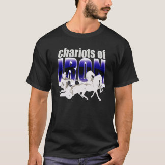 T-shirt Chariots do ferro - logotipo - preto
