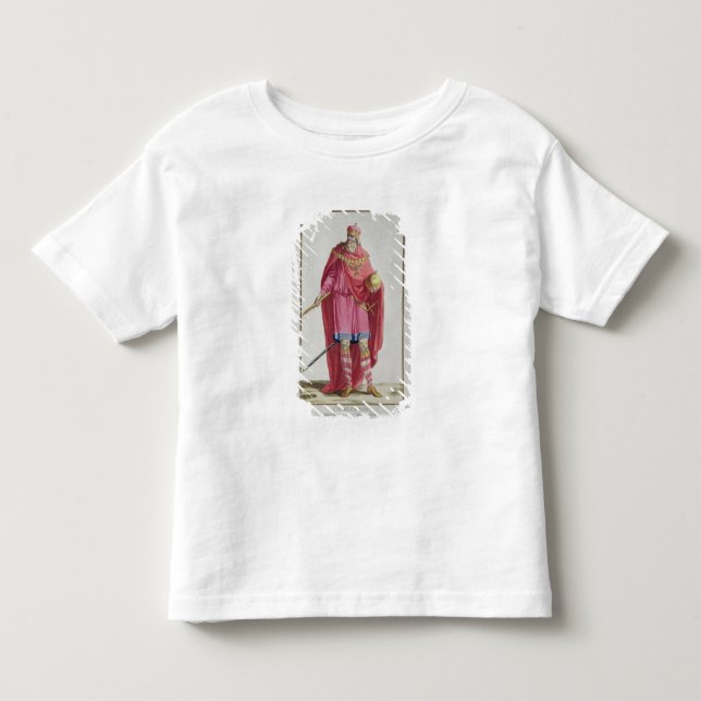 T-shirt Charlemagne (742-814) 'de DES Estampes de Receuil, (Frente)