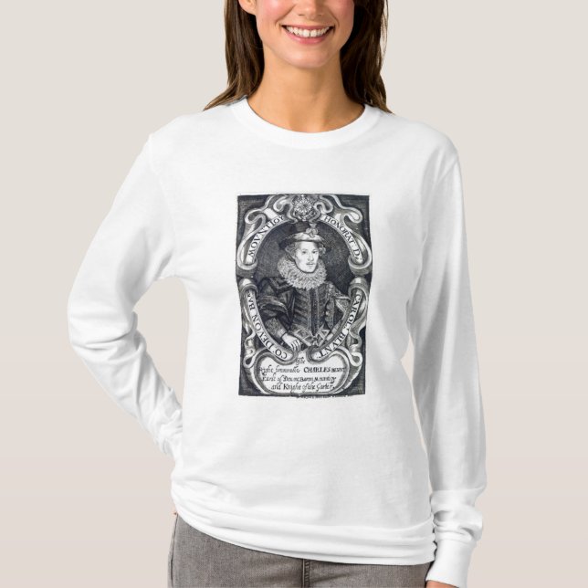 T-shirt Charles Blount, 8o Baron Mountjoy (Frente)