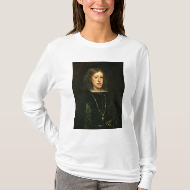 T-shirt Charles II da espanha (Frente)