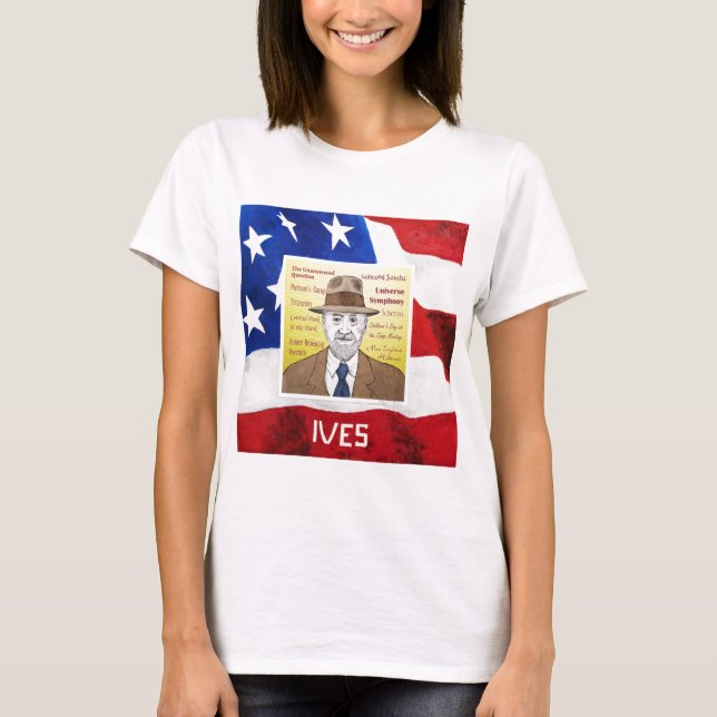 T-shirt Charles Ives (Frente)