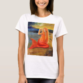 T-shirt chaves do por do sol da sereia