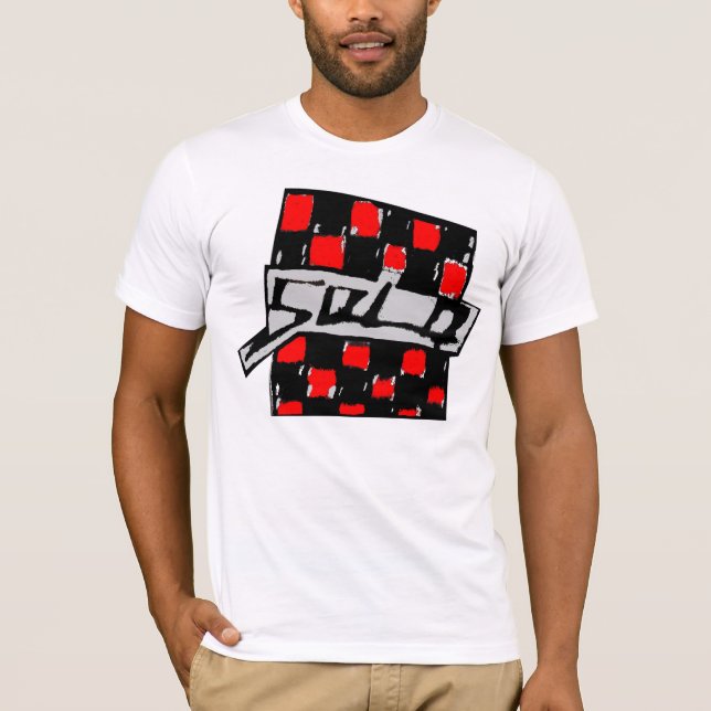 T-shirt Checkerd de solo (Frente)