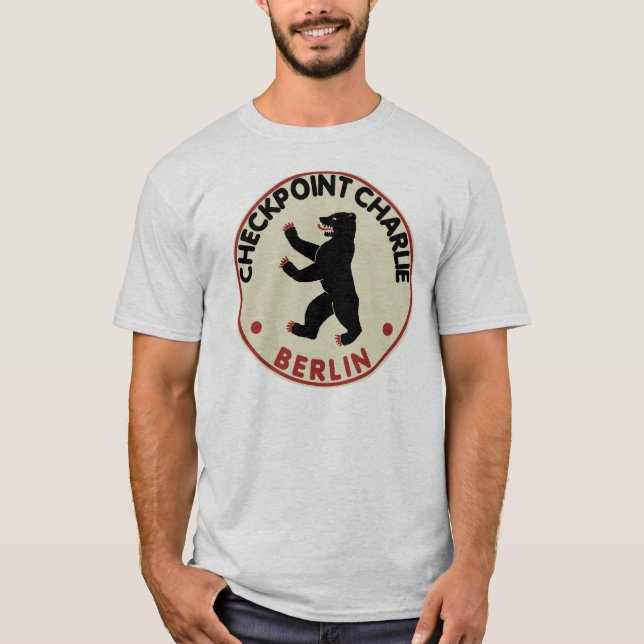 T-shirt Checkpoint Charlie Berlim (Frente)