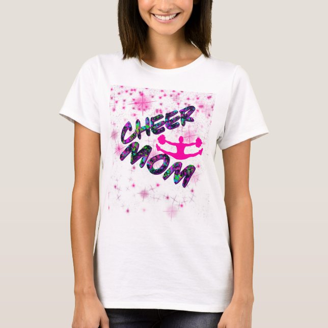 T-shirt Cheer Mãe (Frente)