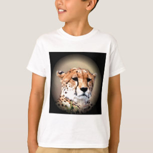 T-shirt Cheetah Portrait, Lua Cheia: Graça da Natureza