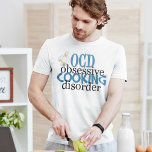 T-shirt Chef Engraçado<br><div class="desc">humor de cozinhar para um chef profissional. Chefs com TOC vão adorar este presente bonito.</div>