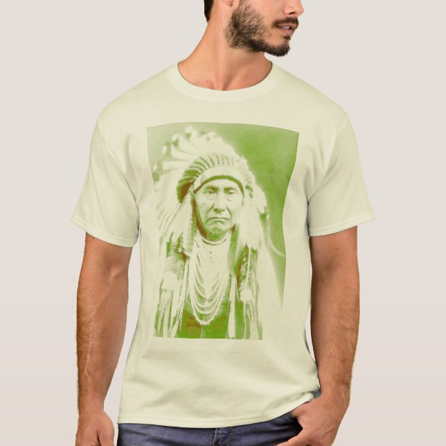 T-shirt Chefe Joseph Native American (Frente)