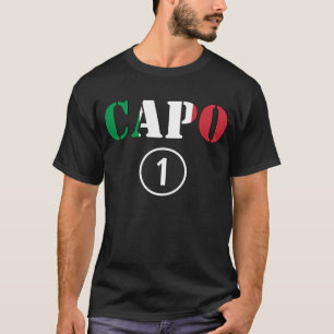 T-shirt Chefes italianos: ONU de Numero do Capo