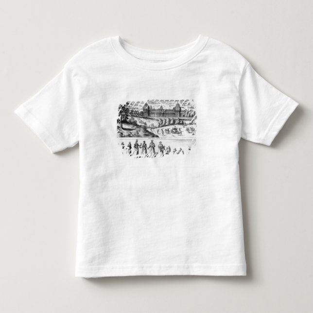 T-shirt Chegada da rainha Elizabeth mim (Frente)