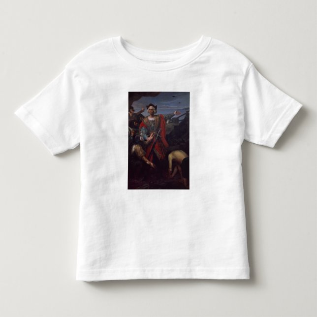 T-shirt Chegada de Cristobal Colon em América (Frente)